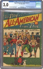 Big All American Comic Book #1 CGC 3.0 1944 4498503004 picture