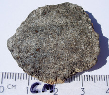 8.69 grams slice 35x29x4mm Ksar Ghilane 022 Achondrite Ungrouped meteorite + COA picture