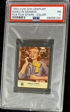 1950 MARILYN MONROE *RARE* 1st COLOR RC 1/1 PSA PR1 (ITALIAN ILLM) SUPER SCARCE picture