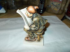 RARE HUMMEL LITTLE OLD MAN READING A NEWSPAPER #181 THERE ARE ONLY A FEW MADE picture