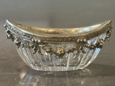 Baccarat Crystal/Hugo Böhm Salt Cellar C1920’s Ultra Rare Antique (800 w/makers) picture