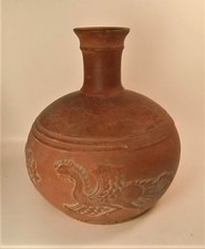 Very rare Ancient Roman red pottery carafe terra sigillata 1st entury BCE/ACE picture