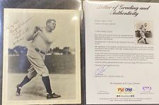 VERY RARE NY Yankees 1947 Babe Ruth Authentic Autographed Picture w/CoA-$60K APR picture