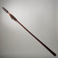 Antique 18th Century Māori Taiaha New Zealand Fighting Staff Weapon 76” picture