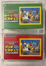 2016 POKEMON. MARIO PIKACHU SPECIAL BOX AND LUIGI PIKACHU SPECIAL BOX (SEALED) picture