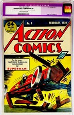 ⭐️ Action Comics #9, 1939 CGC 8.0 TopTier🙌2nd Highest Grade Rare Historical picture