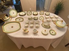 Antique 24k Gold Bohemian Czechoslovakian Dinnerware- 43 pieces Excellent buy picture
