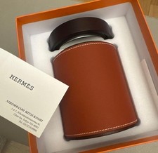 RARE HERMES Tea Box Pleiade Mahogany x Leather Brown NEW picture