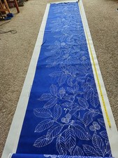 VGT Maria Aström 2004 Stockholm BLAD Design For Ikea Deep Sea Blue & White 13 yd picture