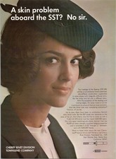 Cherry Rivet SST Boeing 2707-300 Vintage 1960s Magazine Ad picture