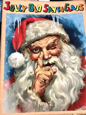 VTG 50s RARE JOLLY OLD SANTA CLAUS Paperback Book By Van B. Hooper/ GEORGE HIKE picture