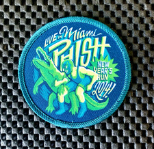 PHISH LIVE MIAMI NEW YEAR'S RUN 2014 PRINTED SEW ON PATCH CONCERT JAM 3