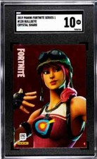 2019 PANINI FORTNITE SERIES 1 BULLSEYE CRYSTAL SHARD USA PRINT SGC 10 GEM MINT picture