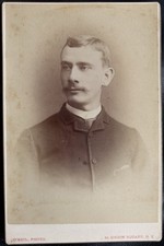 1880s MLB NY Giants Baseball HOF Tim Keefe Rookie XRC Baseball Cabinet Card picture