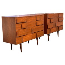 A Pair of Vintage Gio Ponti Dressers For Singer& Sons Ca 1950s picture