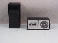 Dugena Travel Alarm Clock Mini Vintage Mechanical Black picture