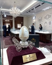 2011 Vintage Faberge egg style Handcarved Eggs Faberge Musical Egg Easter gift picture