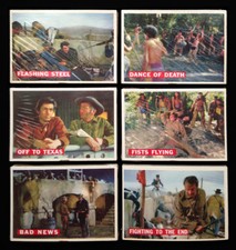 1956 Topps Davy Crockett 15-Card Unopened Cello Packs -- Collection of Six (6) picture