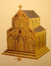 Ornate Romanesque Tabernacle + 23
