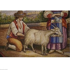 (3202) Roman Micro Mosaic, Half of 19th century picture