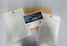 RARE  OEM Porsche Factory GT1 GT 1  owners manual sales catalog portfolio VIP picture