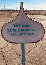 Vintage Dunes Las Vegas Pool Sign picture