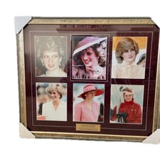 Authenticated And Framed Princess Diana Collage With Official Hand Signature picture