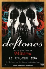 2003 Deftones Minerva CD/LP Print Ad/Poster Advertisement Skull Official Art picture