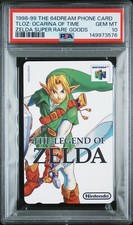 1998-99 64Dream Zelda Ocarina Of Time Phone Card PSA 10 - Rare🔥10 Copies Only📈 picture