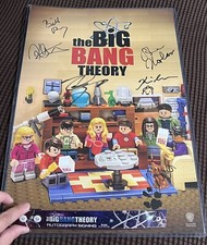 Big Bang Theory Autographed 2017 San Diego Comic Con 11x17 Poster with Wristband picture
