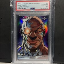 2023 Leaf Web Exclusives #ANB6: Mike Tyson Anime Nation 70/110 picture