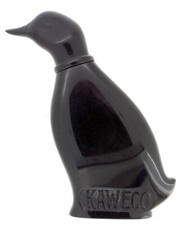CIRCA 1923 KAWECO DUCK TRAVELING BLACK HARD RUBBER INKWELL EXTREMELY SCARCE picture