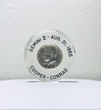 Gemini Space Flown Coin Gemini V * SPACE FLOWN ARTIFACT picture