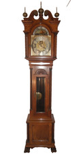 1890's Tiffany & Co.  Walter Durfee Antique Grandfather Clock Barley Twist Carve picture