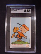 ⚾️ 1970 Dolly Madison CHARLIE BROWN Rookie Card Peanuts PSA SGC 8.5 HIGHEST 1/1 picture