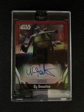 2021 Star Wars Signature Series Nika Futterman autograph Sy Snootles A-NF2 1/1 picture