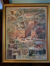 Yuengling  Pottsville  orig. w/Eagle center 1800s Chromolitho... excel condition picture