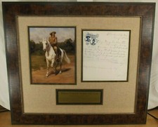 William 'Buffalo Bill' Cody Showman Autograph Letter Display JSA Authenticated picture