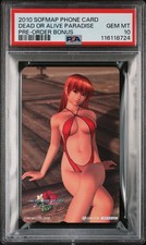 2010 SOFMAP PHONE CARD PRE-ORDER BONUS DEAD OR ALIVE PARADISE PSA 10 picture