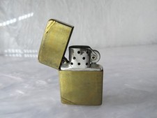 ULTRA RARE ORIGINAL AUTHENTIC ANTIQUE 1937 ZIPPO BRASS LIGHTER picture