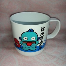 Vintage 1985 Sanrio Hangyodon Plastic Cup Mug Old Logo Made in Japan picture