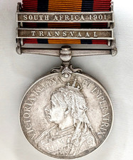 Died of Disease 1901 Boer War medal Trooper Cox 1st Imperial Light Horse pre WW1 picture