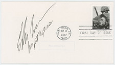 Eddie Adams Saigon Execution Autographed Signed Cachet Envelope  AMCo COA 30970 picture