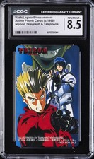 C. 1998 ANIME PHONE CARDS VASH/LEGATO BLUESUMMERS CGC 8.5 picture