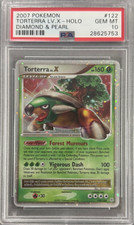 Pokemon Diamond & Pearl 122/130 Torterra Lv.X PSA 10 2007 POP 58 picture