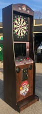 Take Aim Coin Op Dart Board With Internet for commercial & home, wood grain-New picture