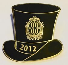 Disneyland - Club 33 - 2012 New Years Eve Event - Top Hat Pin picture