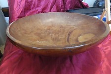 RARE HAWAIIAN KOU WOOD SERVING TRAY OR CALABASH COVER, EARLY TO MID 1800'S picture