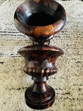 Antique Vase Pair Covered with 100% Sea Shells-Unique Elegant Timeless Decor picture
