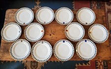 Rare 19th C Set of 12 Russian Imperial Porcelain Dinner Plates Kornilov Brothers picture